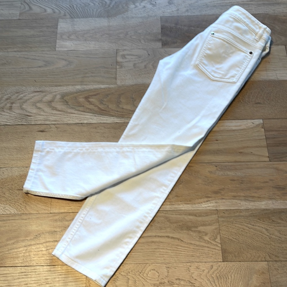 Auth Ysl White Denim Jeans View 5